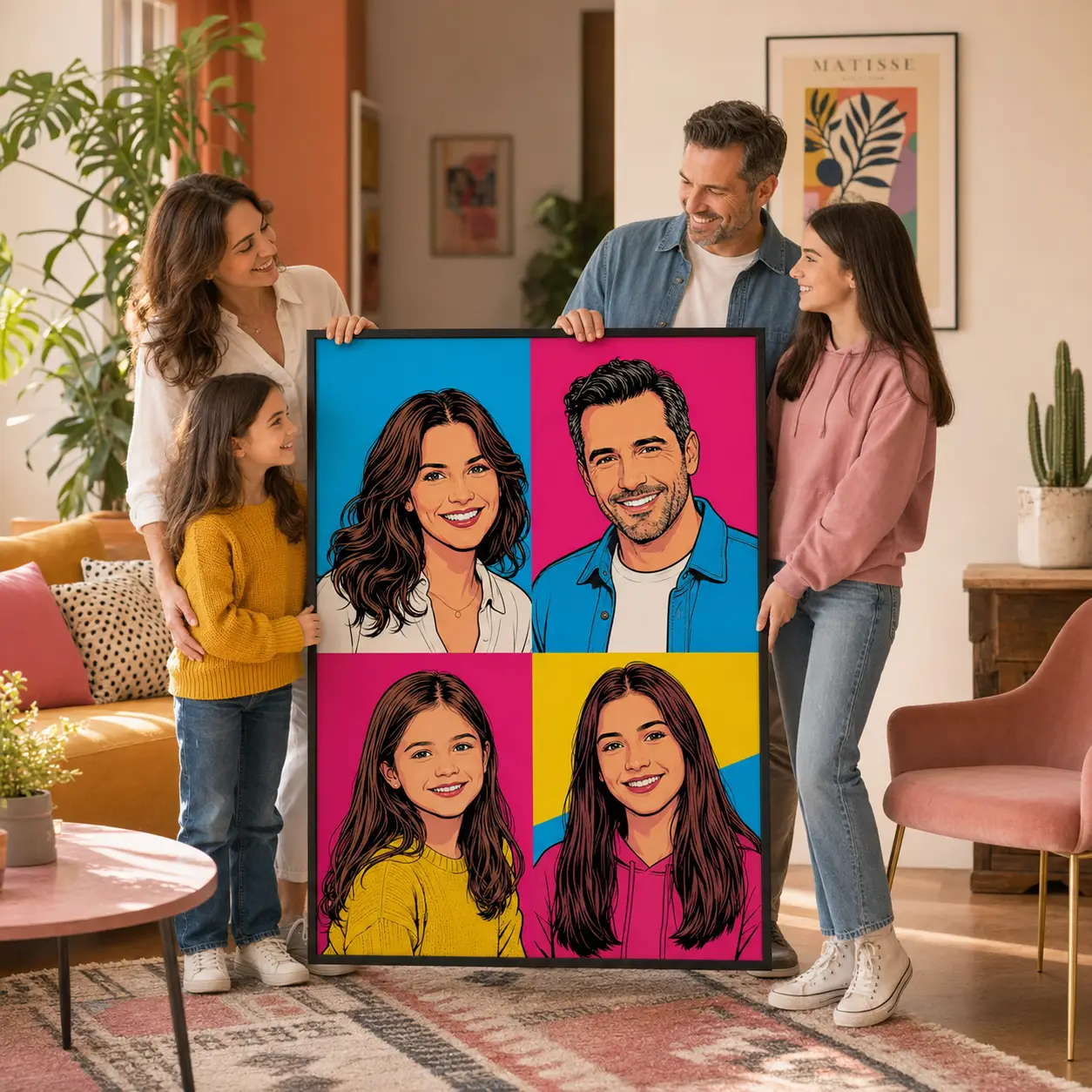 Pop-art portret