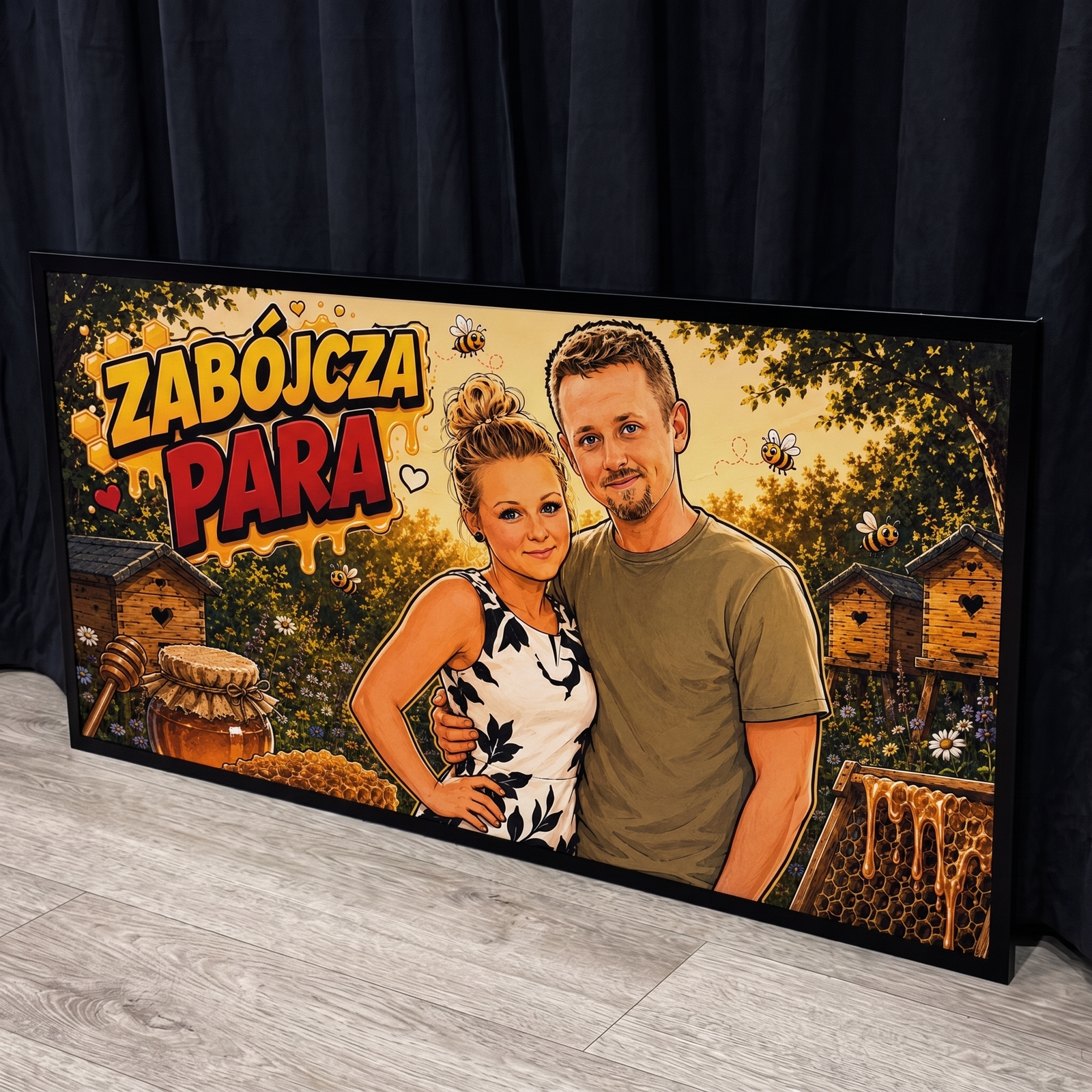 Przykładowa realizacja personalizowanego obrazu na płycie MDF
