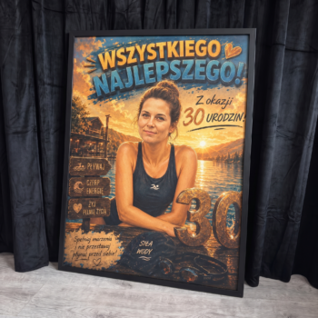 Realizacje - personalizowany obraz na drewnie